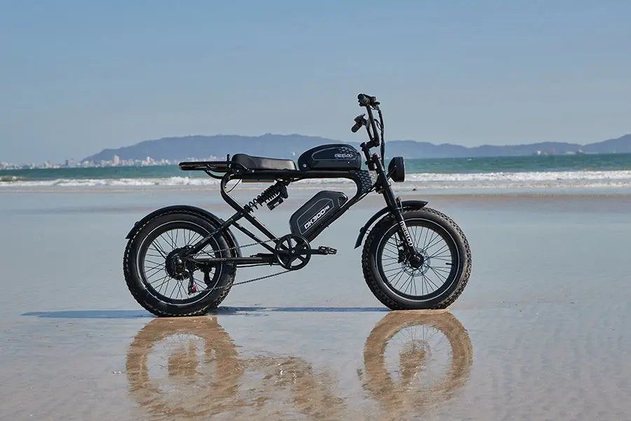 Vintage Electric Bike with Fat Tires: A Ride Through Time