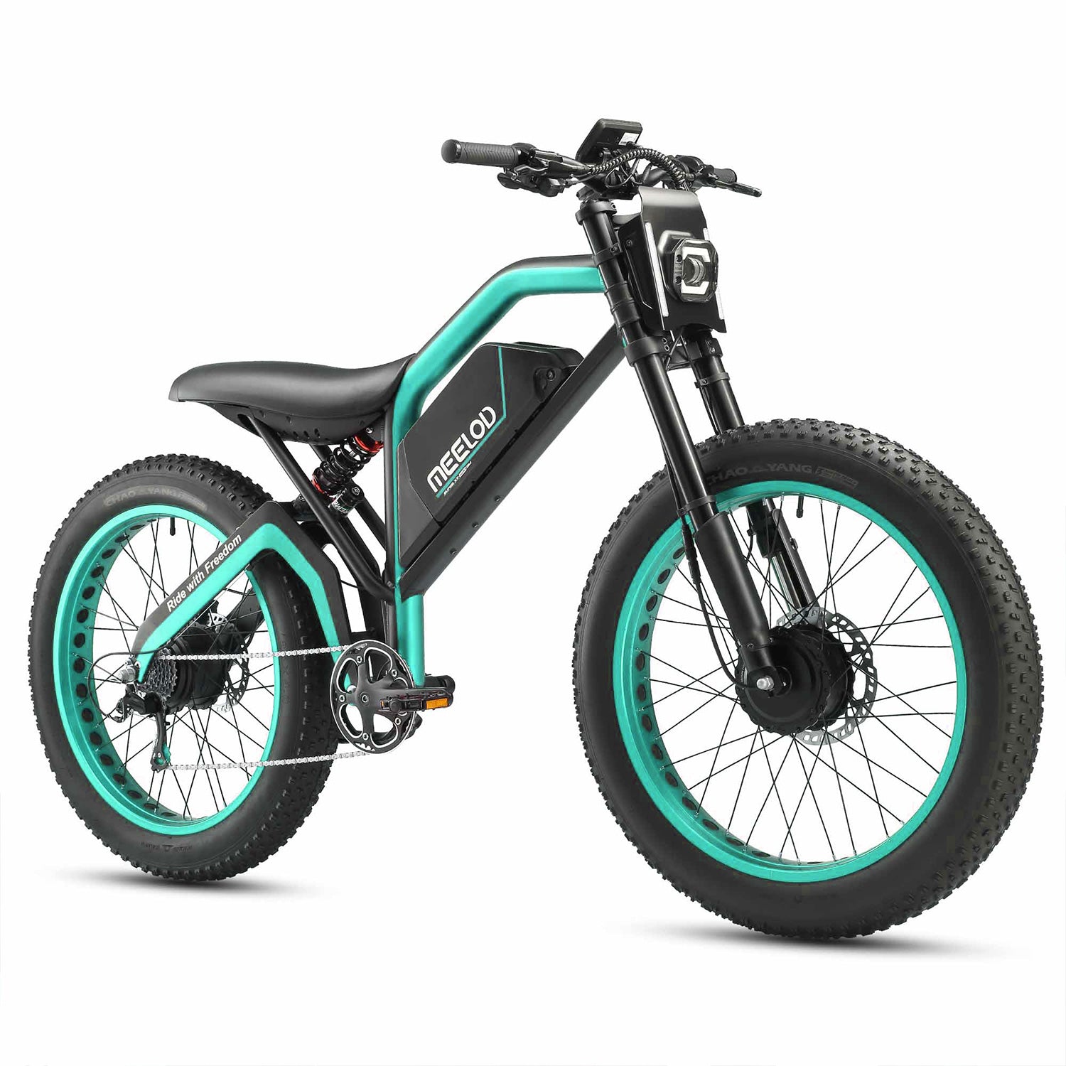 MEELOD Green fat tire ebike XT600DL