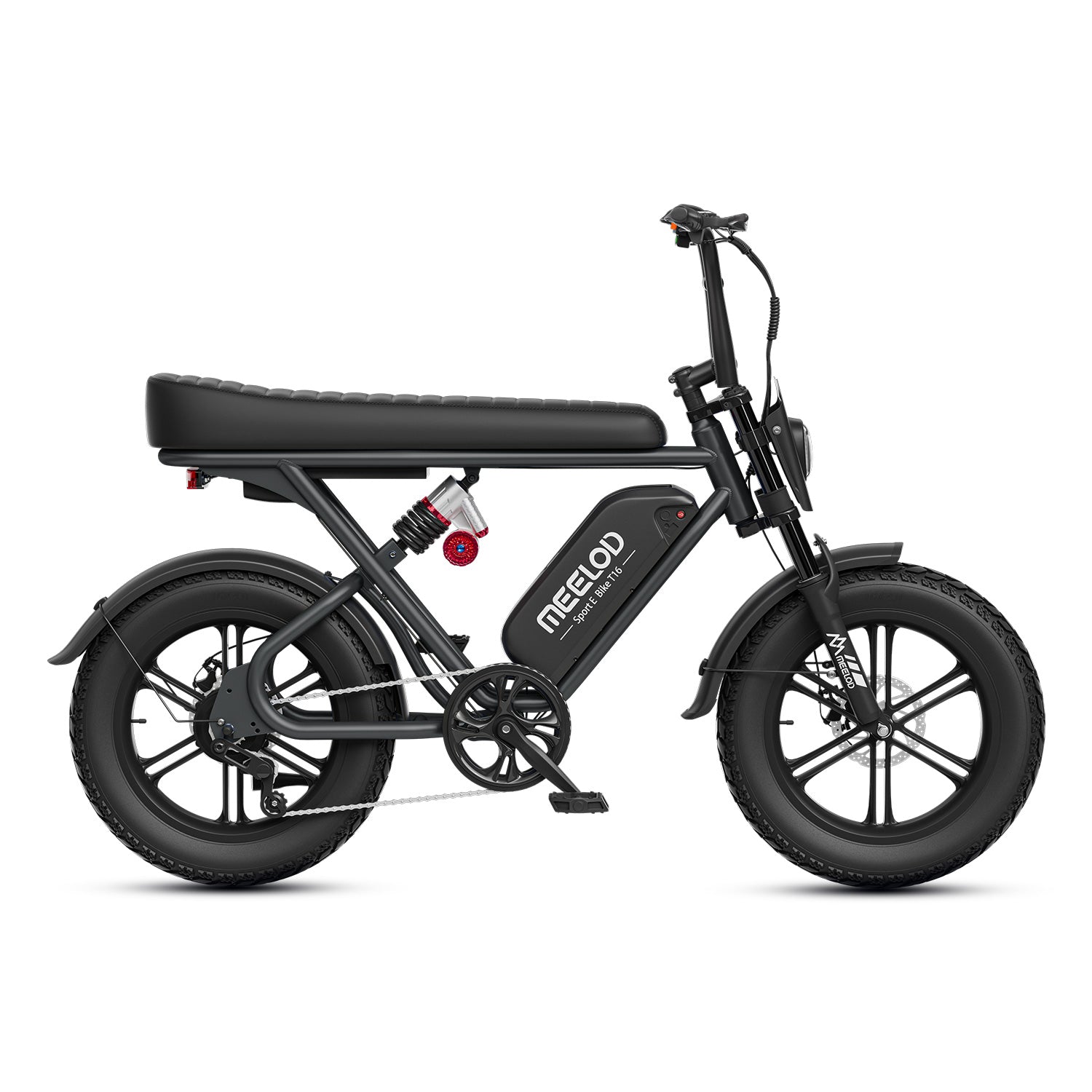 Black Meelod electric bike T16