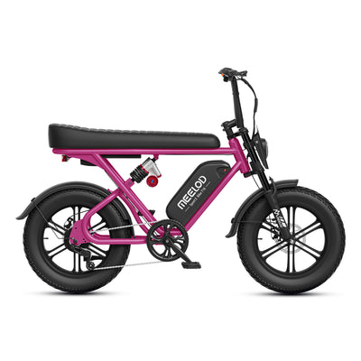 Pink Meelod electric bike T16